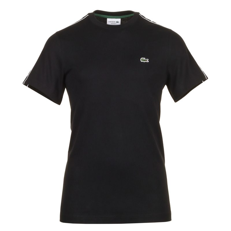 Lacoste Logo Stripe Tee Shirt TH7404 031 1