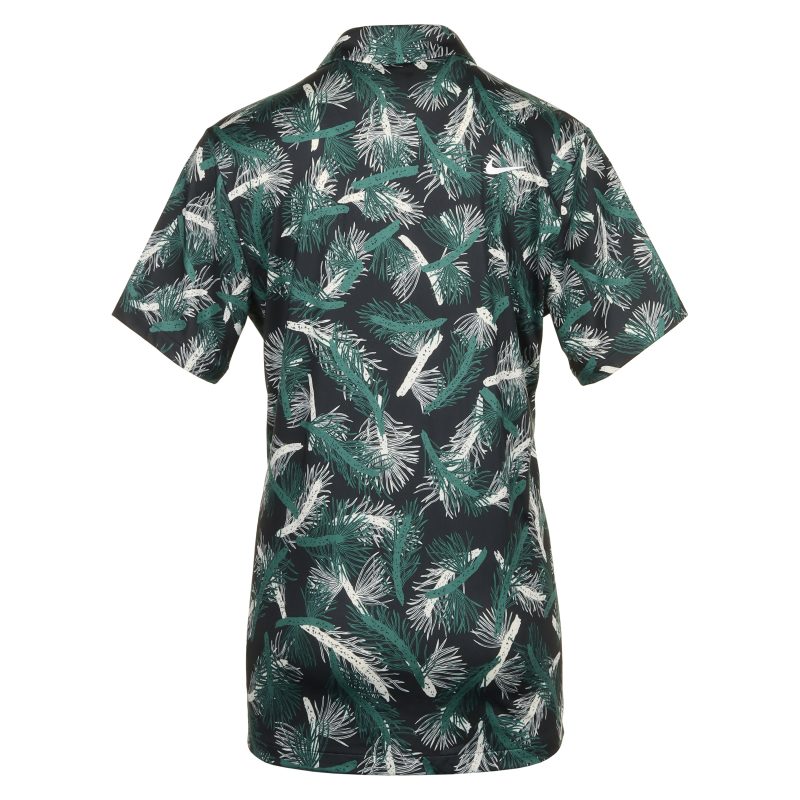 Nike Golf Dri Fit Tour Pine Print Shirt FQ0402 361 2