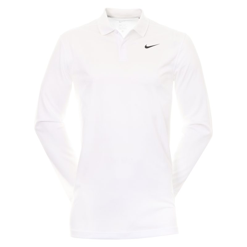 Nike Golf Dri Fit Victory Solid Long Sleeved Shirt DN2344 100 1