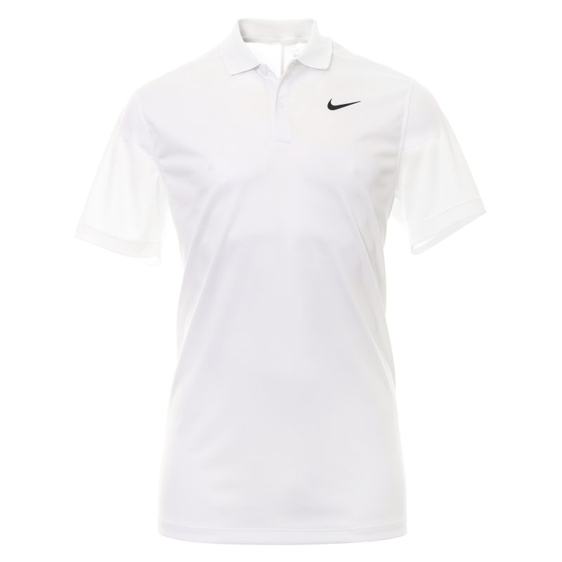 Nike Golf Dri Fit Victory Solid Shirt DH0822 White 100 1