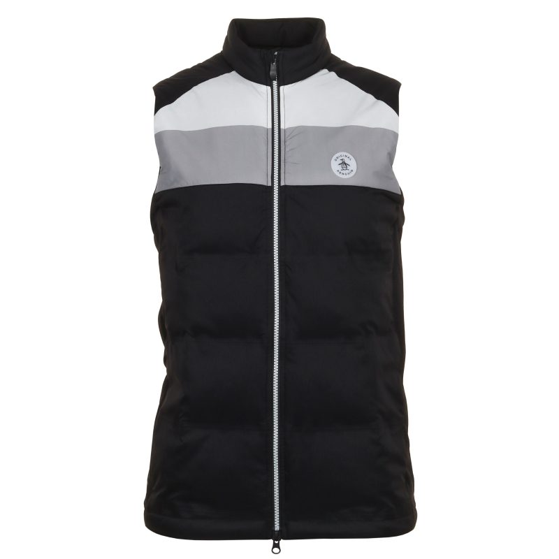 Original Penguin Golf Colour Block Lightweight Padded Vest OGRFE030 001 1