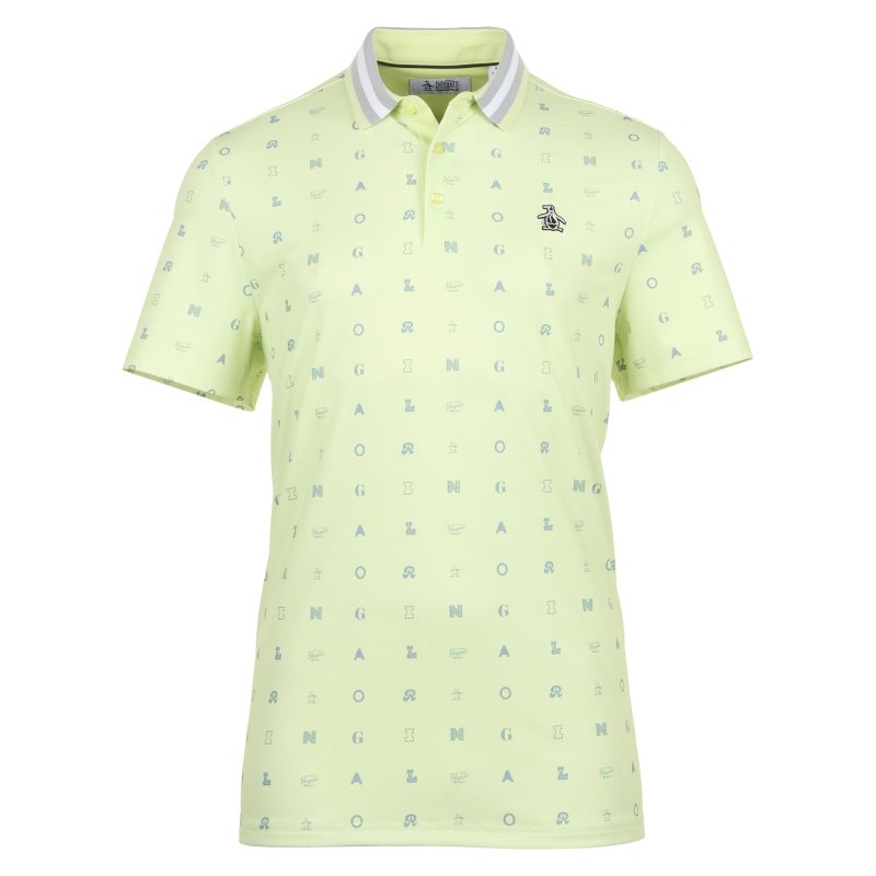 Original Penguin Golf Original All Over Pete Print Polo Shirt OGKFE014 341 1