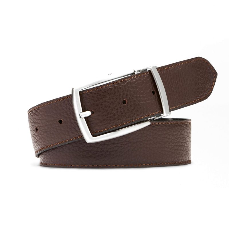 Peter Millar Reversible Leather Belt ME0A11 Black Brown 2