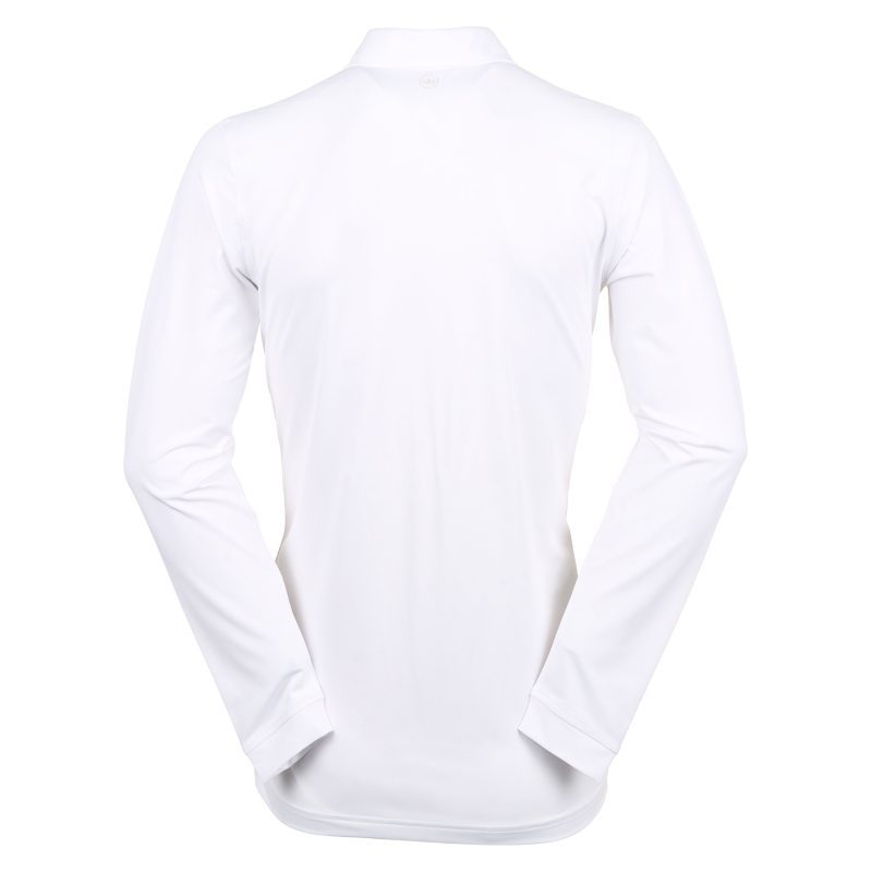 Peter Millar Soul Long Sleeve Performance Shirt MF24XK50KHLS White 2