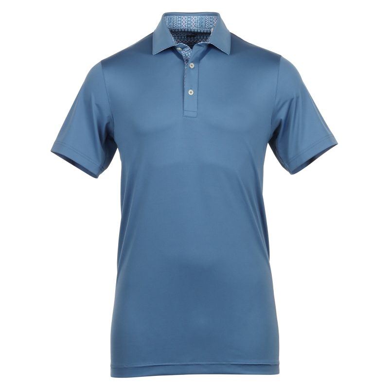 Puma Golf Fair Isle Trim Polo Shirt 627640 02 1