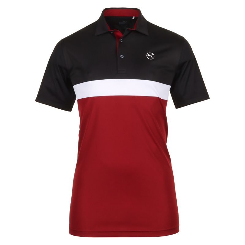 Puma Golf Pure Colourblock Polo Shirt 624979 09 1