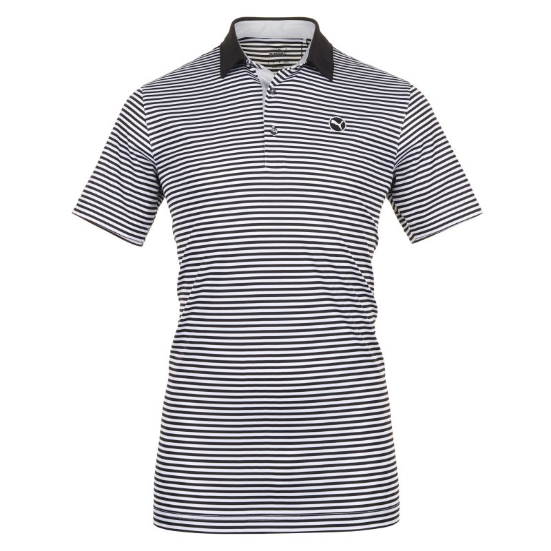 Puma Golf Pure Stripe Polo Shirt 624475 01 1