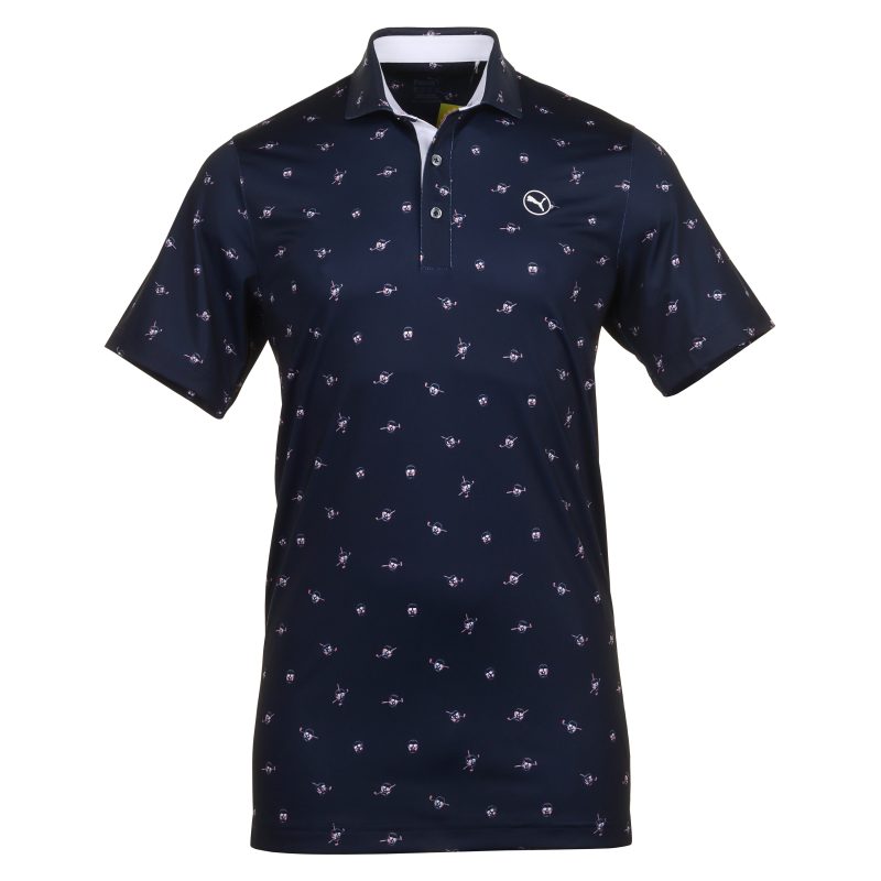 Puma Golf Skulls Polo Shirt 628065 03 1