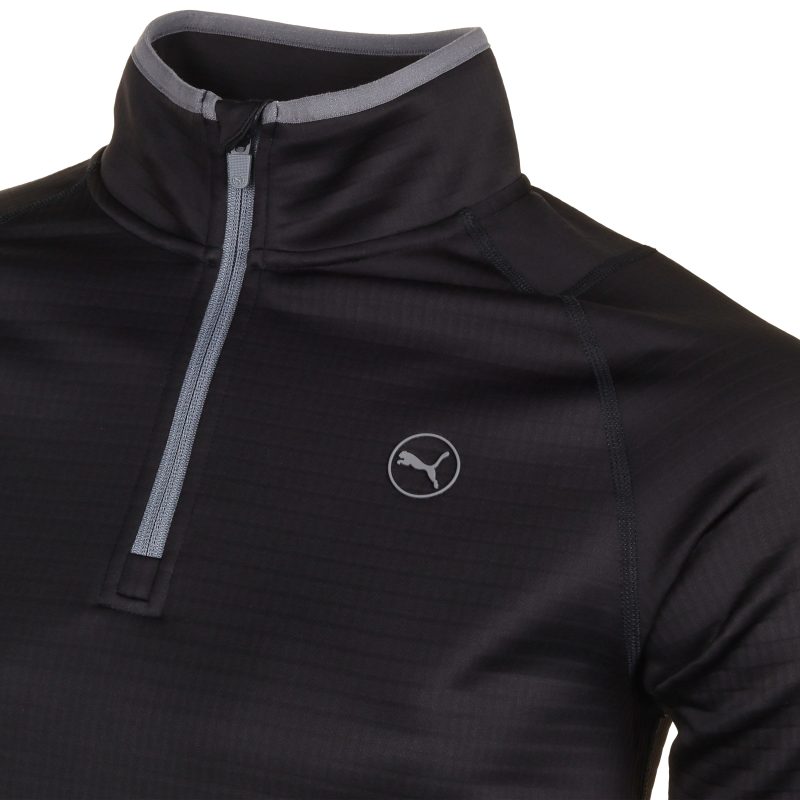 Puma Golf Waffle Fleece 1 4 Zip 626982 01 3