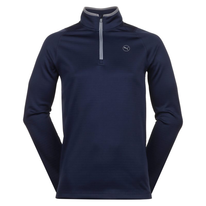 Puma Golf Waffle Fleece 1 4 Zip 626982 02 1