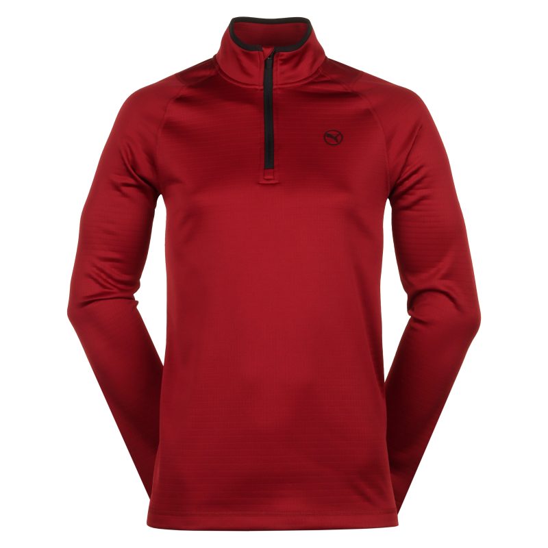 Puma Golf Waffle Fleece 1 4 Zip 626982 06 1