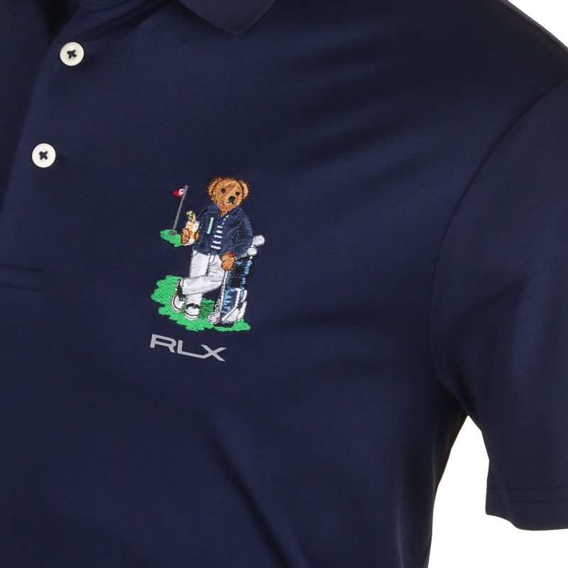 RLX Ralph Lauren Bear Pique Polo Shirt 785A55977 002 3