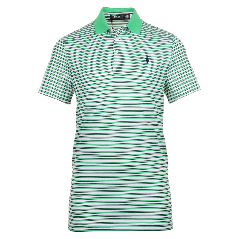 RLX Ralph Lauren Tour Stripe Pique Polo Shirt 785933977 002 1