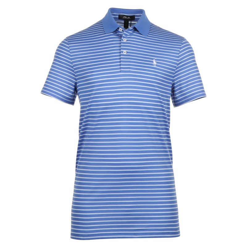 RLX Ralph Lauren Tour Stripe Pique Polo Shirt 785A57785 001 1