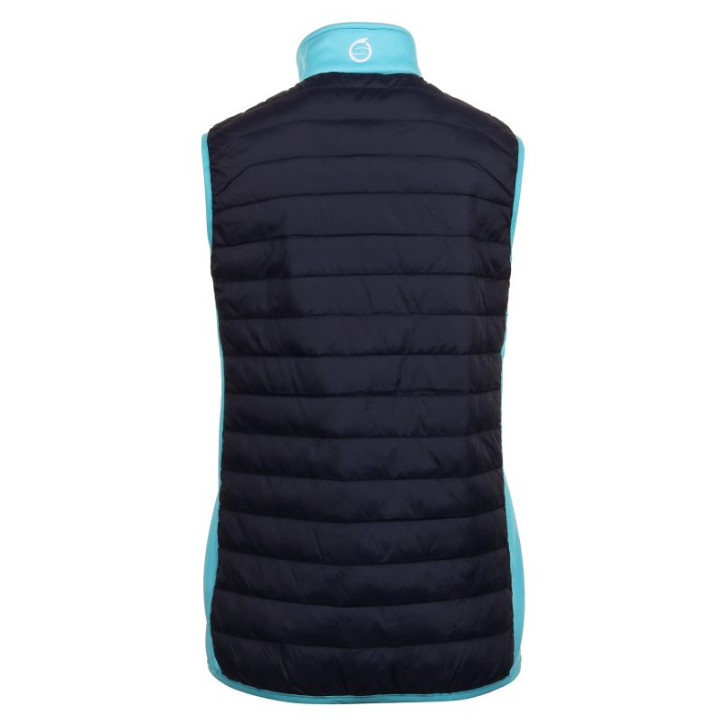 Sunderland Golf Anton Padded Gilet SUNMC82 ANT Navy Aqua White 2