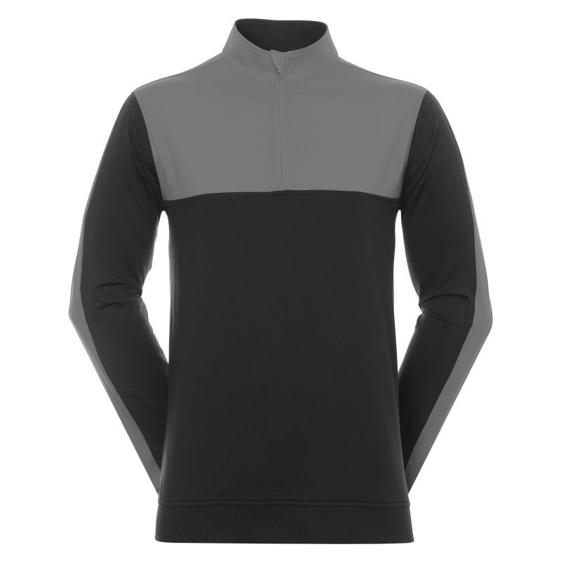 Sunderland Golf Arizona Midlayer Black Gunmetal 1