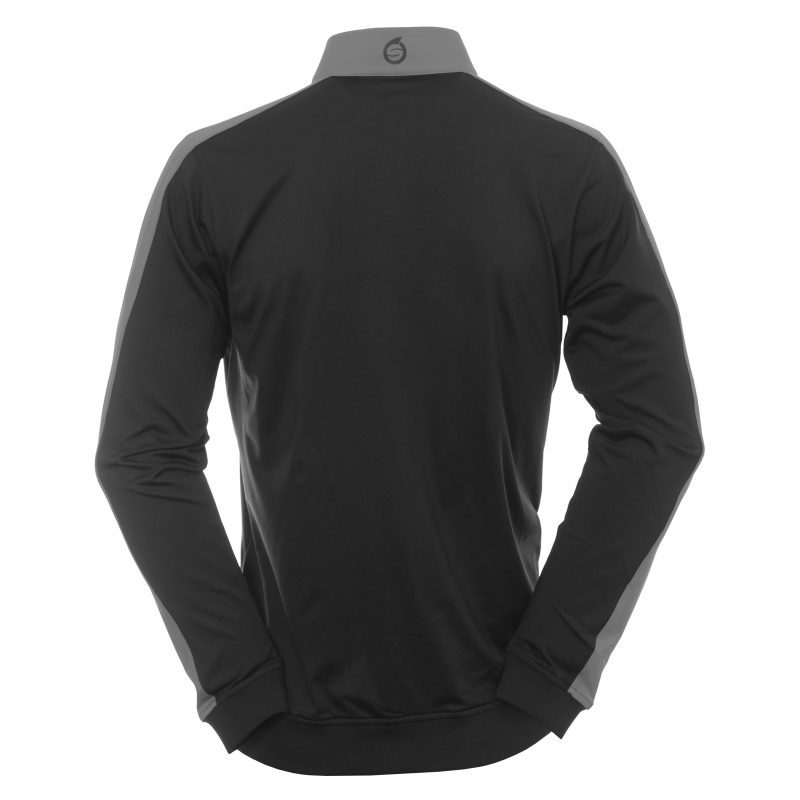 Sunderland Golf Arizona Midlayer Black Gunmetal 2