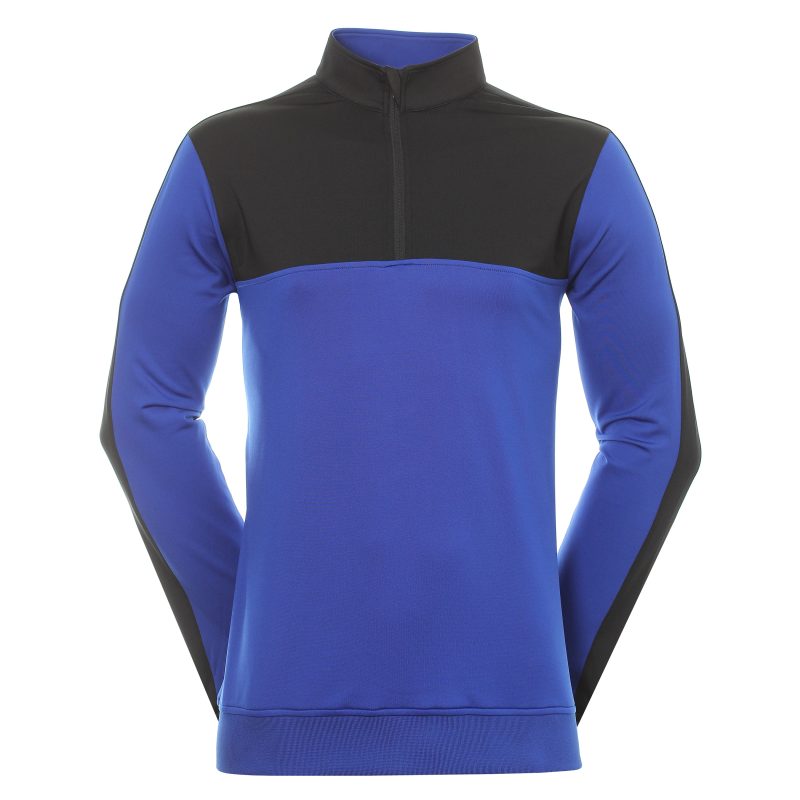 Sunderland Golf Arizona Midlayer Electric Blue Black 1