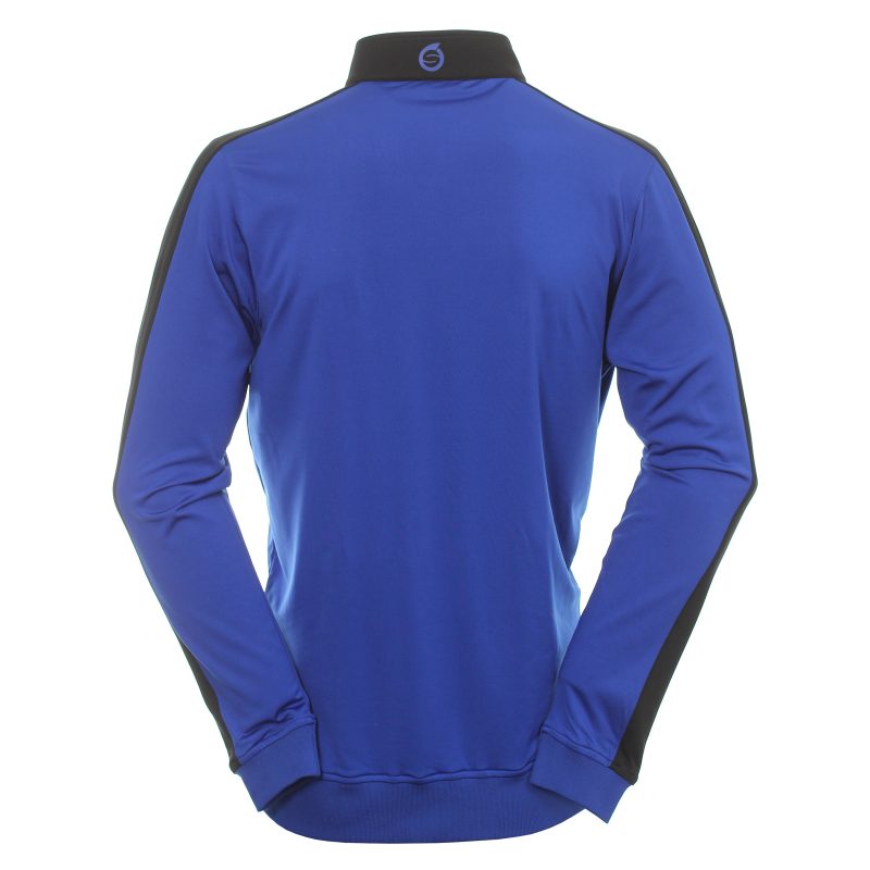 Sunderland Golf Arizona Midlayer Electric Blue Black 2