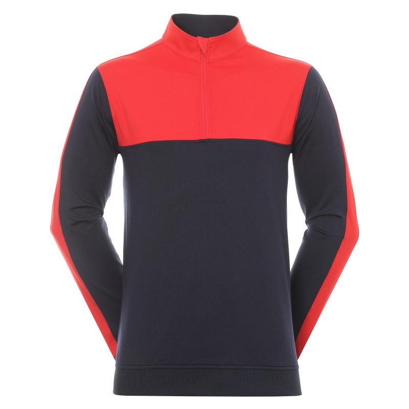 Sunderland Golf Arizona Midlayer Navy Red 1