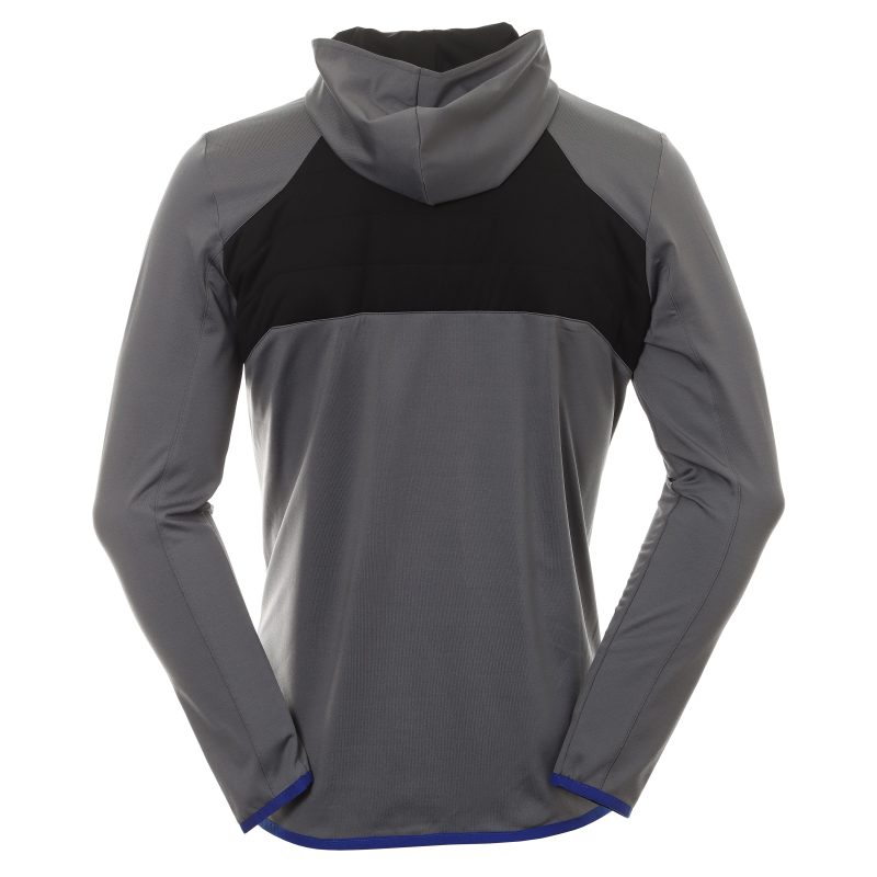 Sunderland Golf Everest Hybrid Hoodie SUNMM90 EVE Gunmetal Black Electric Blue 2