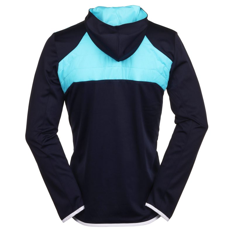 Sunderland Golf Everest Hybrid Hoodie SUNMM90 EVE Navy Aqua White 2