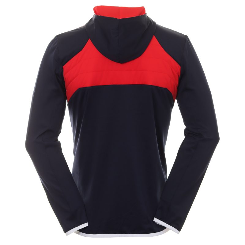 Sunderland Golf Everest Hybrid Hoodie SUNMM90 EVE Navy Red 2