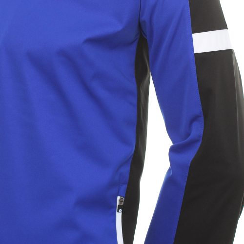 Sunderland Golf Nevada Zip Windshirt Electric Blue Black 3