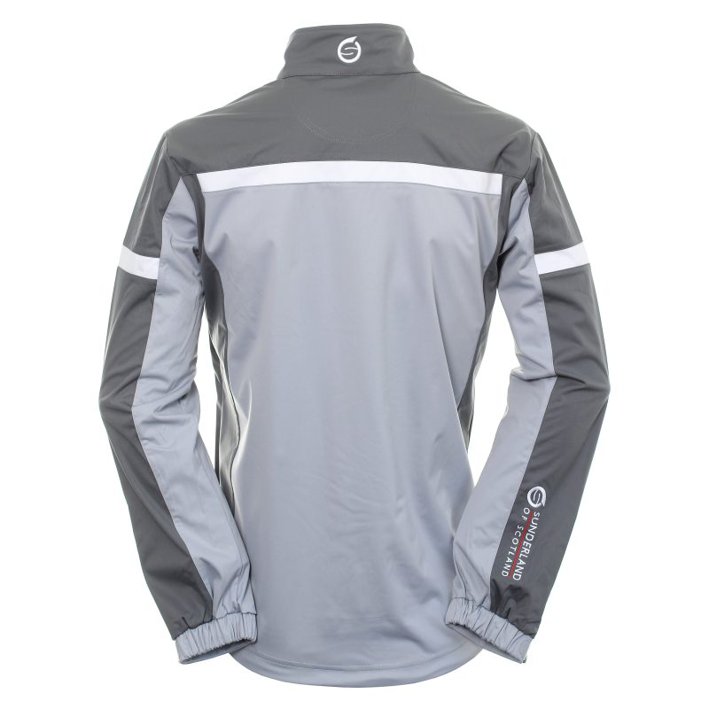 Sunderland Golf Nevada Zip Windshirt Silver Gunmetal 2