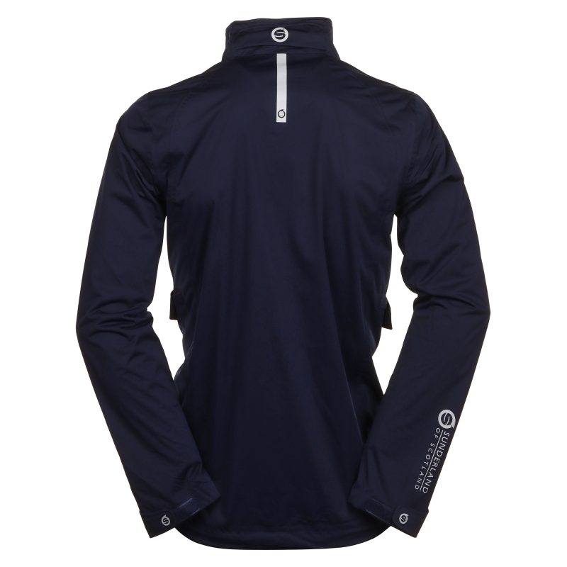 Sunderland Golf WhisperDry Pro Lite Waterproof Jacket SUNMR47 WPLJKT Navy Aqua 2