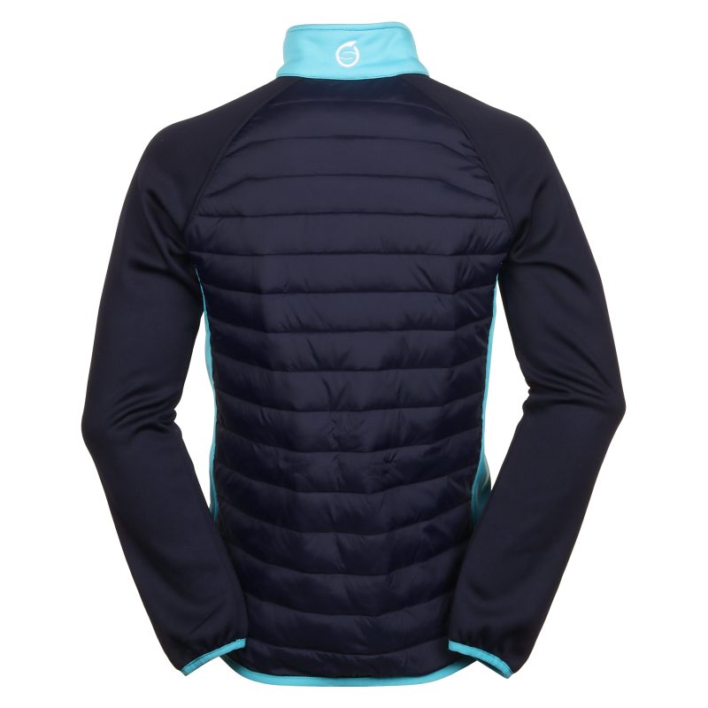 Sunderland Golf Zermatt Padded Jacket SUNMC83 ZER Navy Aqua White 2