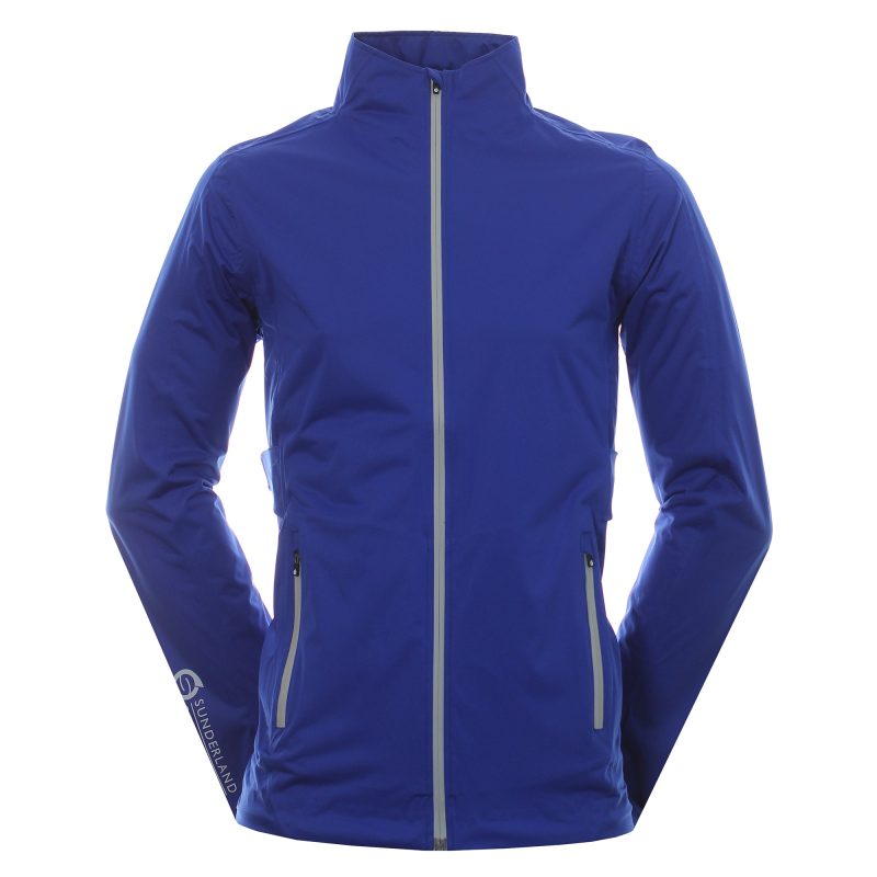 SunderlandGolfWhisperDryPro LiteWaterproofJacketE.Blue1