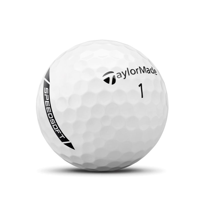 TaylorMade SpeedSoft Golf Balls Dozen White N27470 2