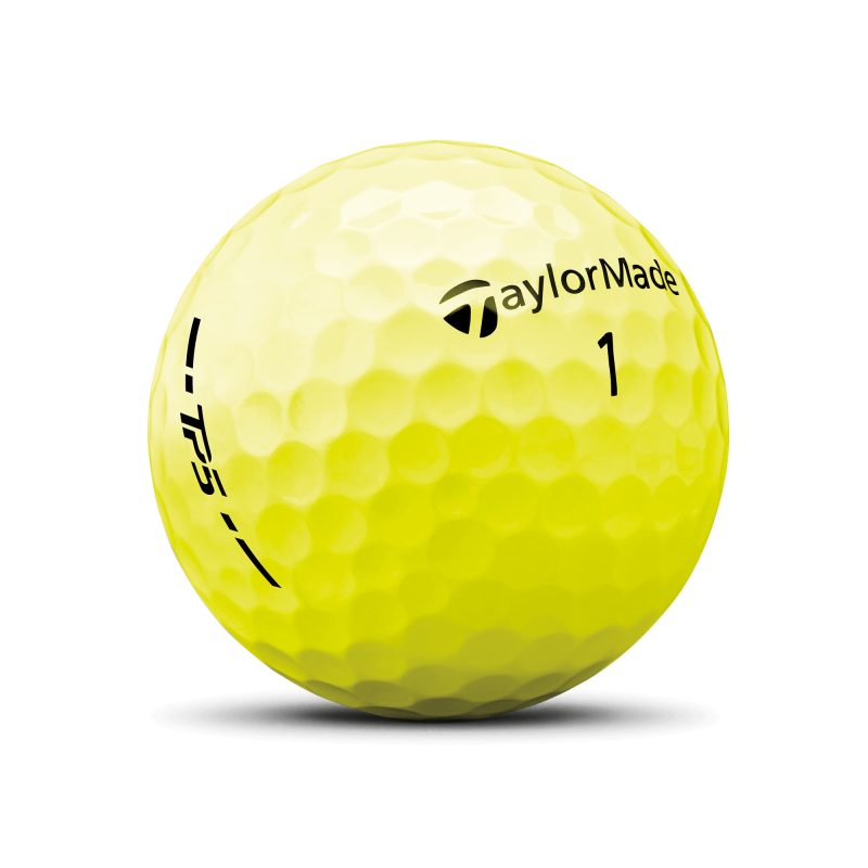 TaylorMade TP5 Golf Balls 2024 Dozen Yellow 2