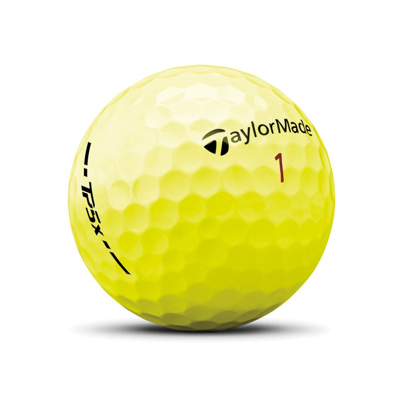 TaylorMade TP5x Golf Balls 2024 Dozen Yellow 2