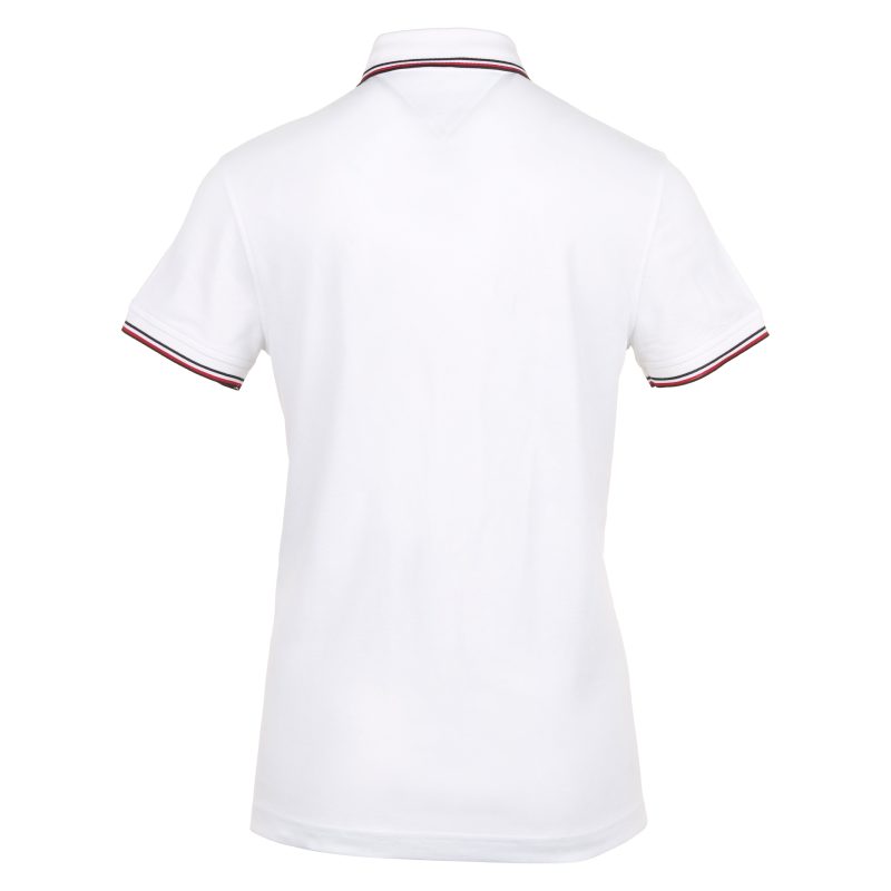 Tommy Hilfiger 1985 RWB Tipped Slim Polo Shirt MW0MW30750 White YBR 2