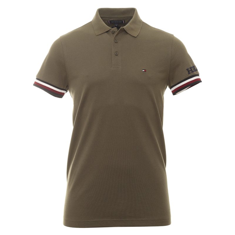 Tommy Hilfiger Monotype Polo Shirt MW0MW31549 RBN 1