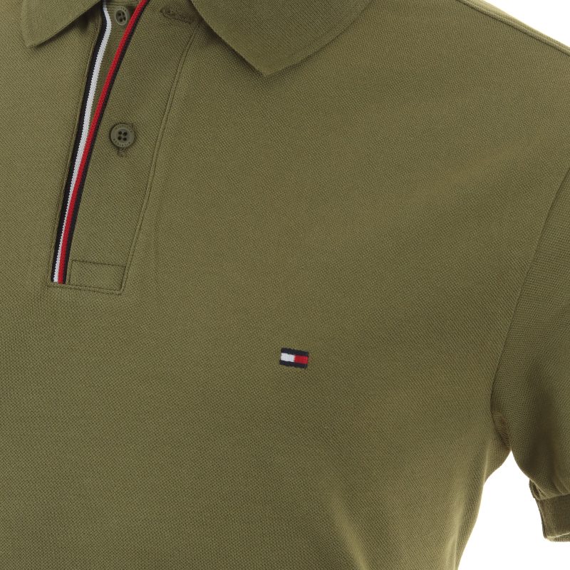 Tommy Hilfiger RWB Detail Slim Polo Shirt MW0MW33268 MS2 3