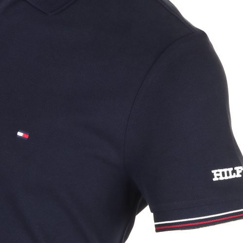 Tommy Hilfiger Stripe Cuff Polo Shirt MW0MW35619 DW5 3