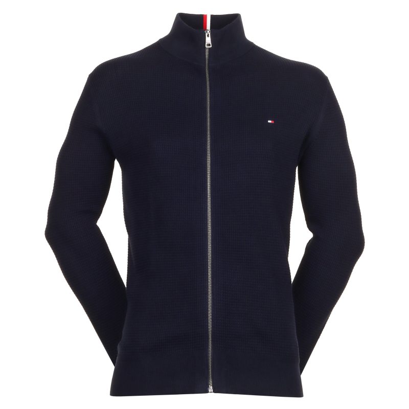 Tommy Hilfiger Waffle Knit Full Zip MW0MW35472 DW5 1