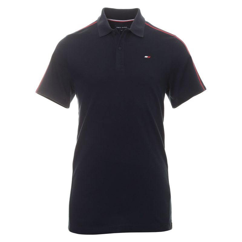 Tommy Sport Textured Tape Polo Shirt MW0MW30713 DW5 1