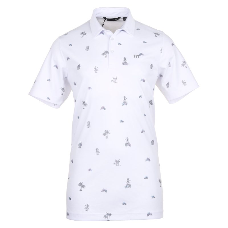 TravisMathew Around The Island Polo Shirt 1MAA023 1WHT 1