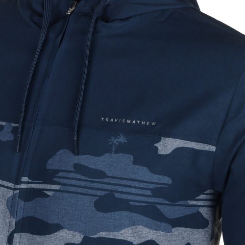 TravisMathew Camo Tech Hoodie 1MAA186 Blue Nights 3