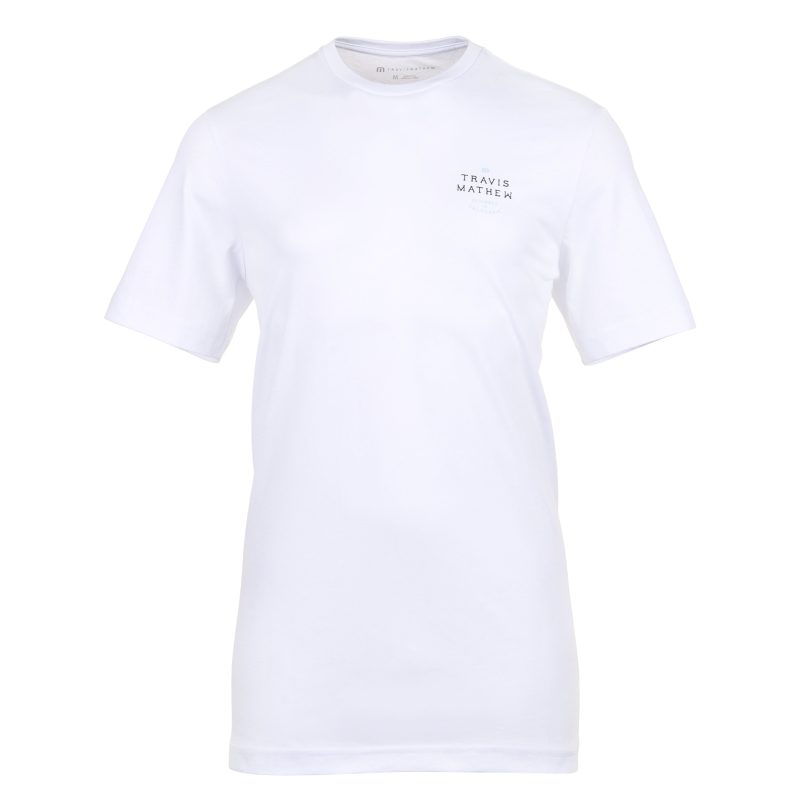 TravisMathew Getting Coconuts Tee Shirt 1MAA105 White 1