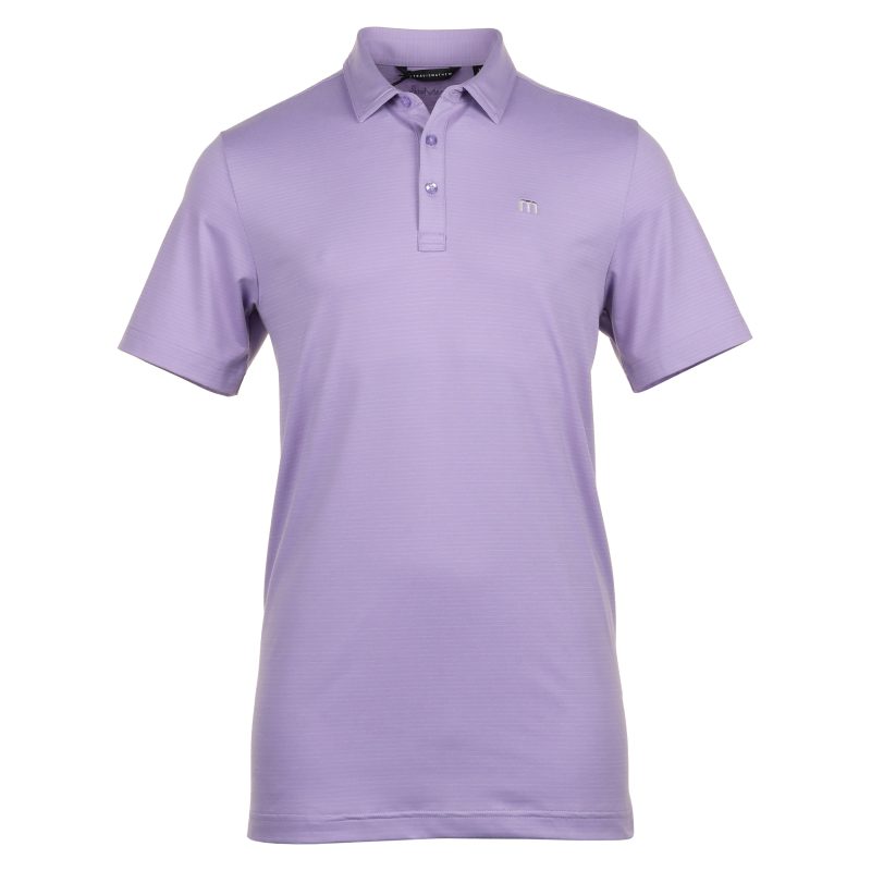 TravisMathew Heater Polo Shirt 1MW395 Heather Imperial 1