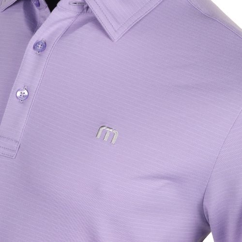 TravisMathew Heater Polo Shirt 1MW395 Heather Imperial 3