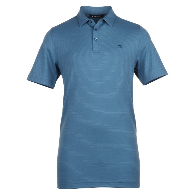 TravisMathew Heater Polo Shirt 1MW395 Stellar Blue 1