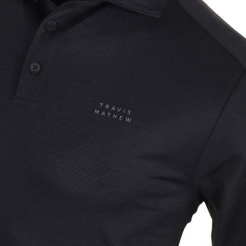 TravisMathew Heater Pro Polo Shirt 1MAA533 Black 3