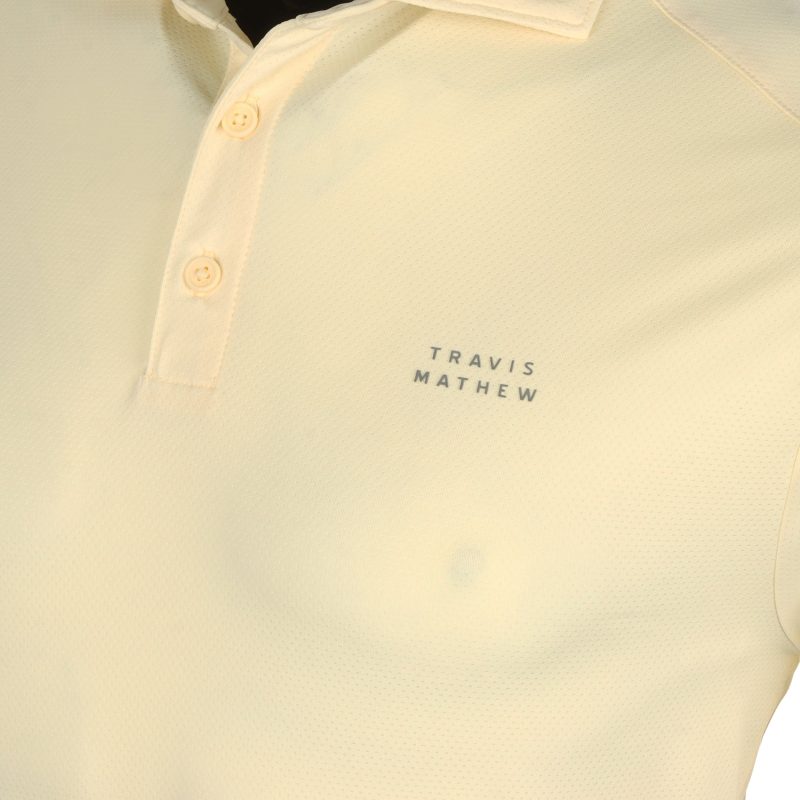 TravisMathew Heater Pro Polo Shirt 1MAA533 French Vanilla 3