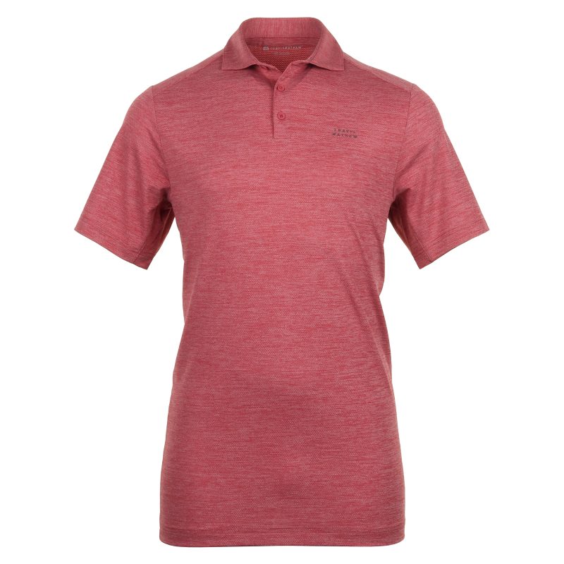 TravisMathew Heater Pro Polo Shirt 1MAA533 Heather Scooter 1